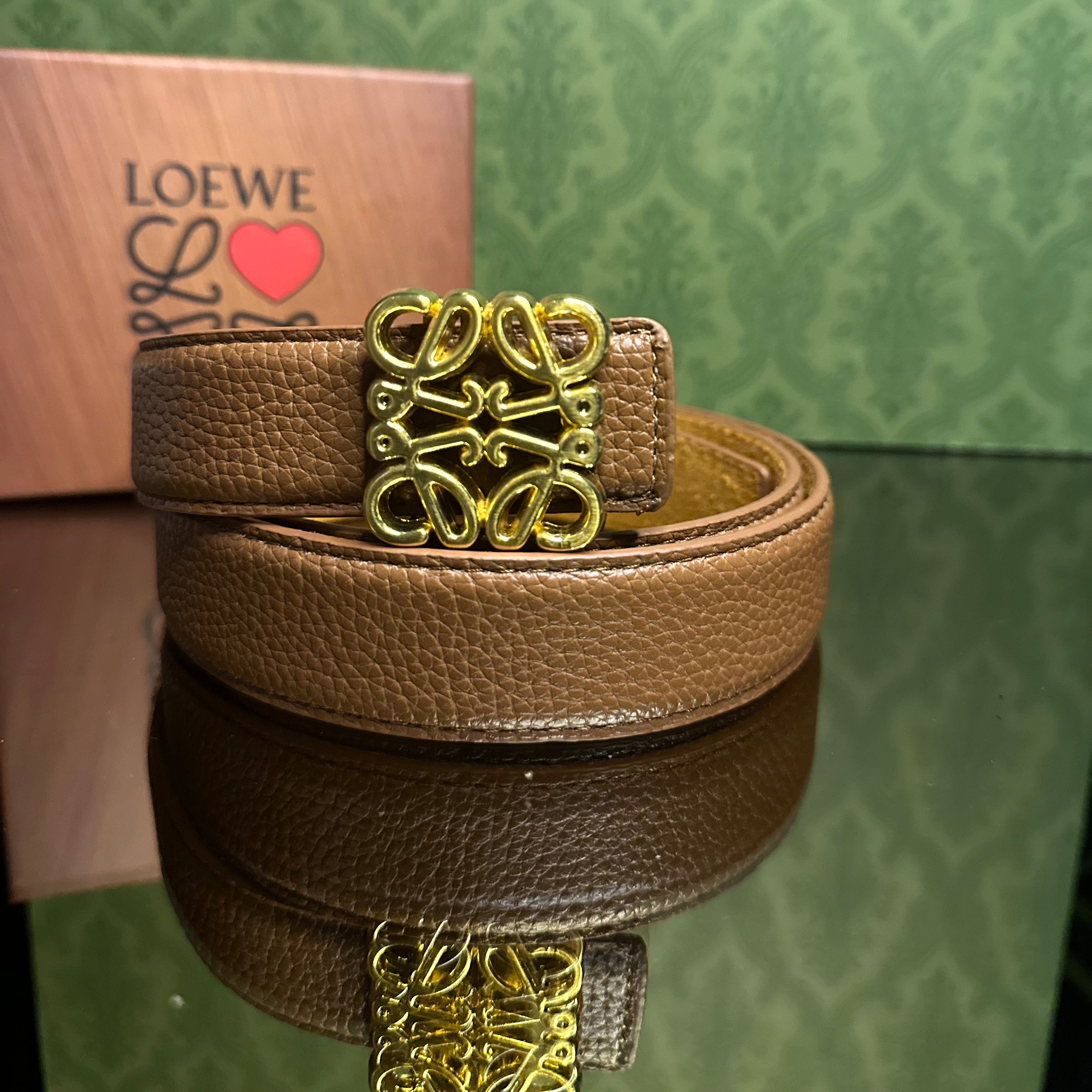 Loewe Δερμάτινη ζώνη ταμπα