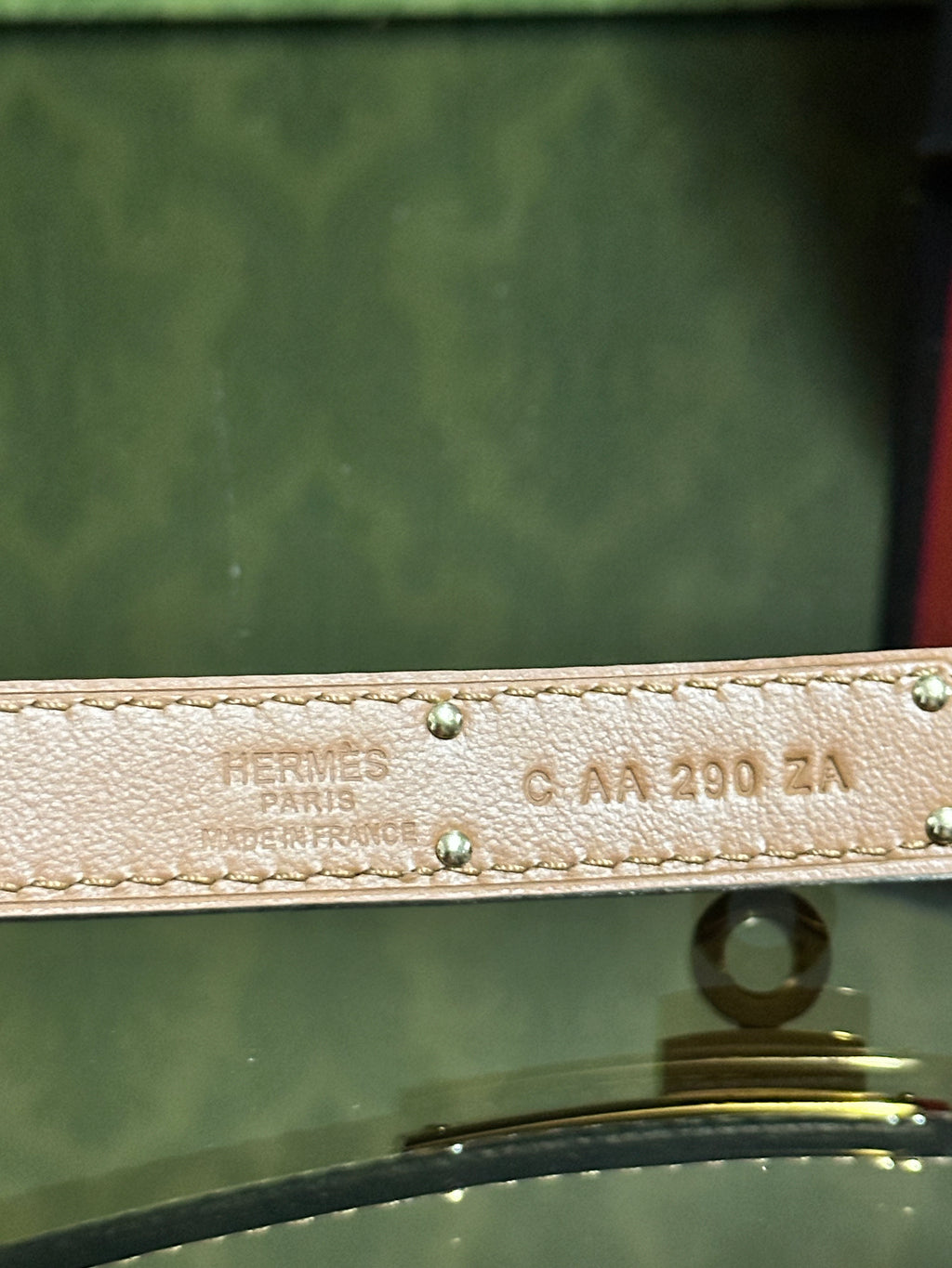 Hermes Ζώνη Δερμάτινη μαύρη ￼￼