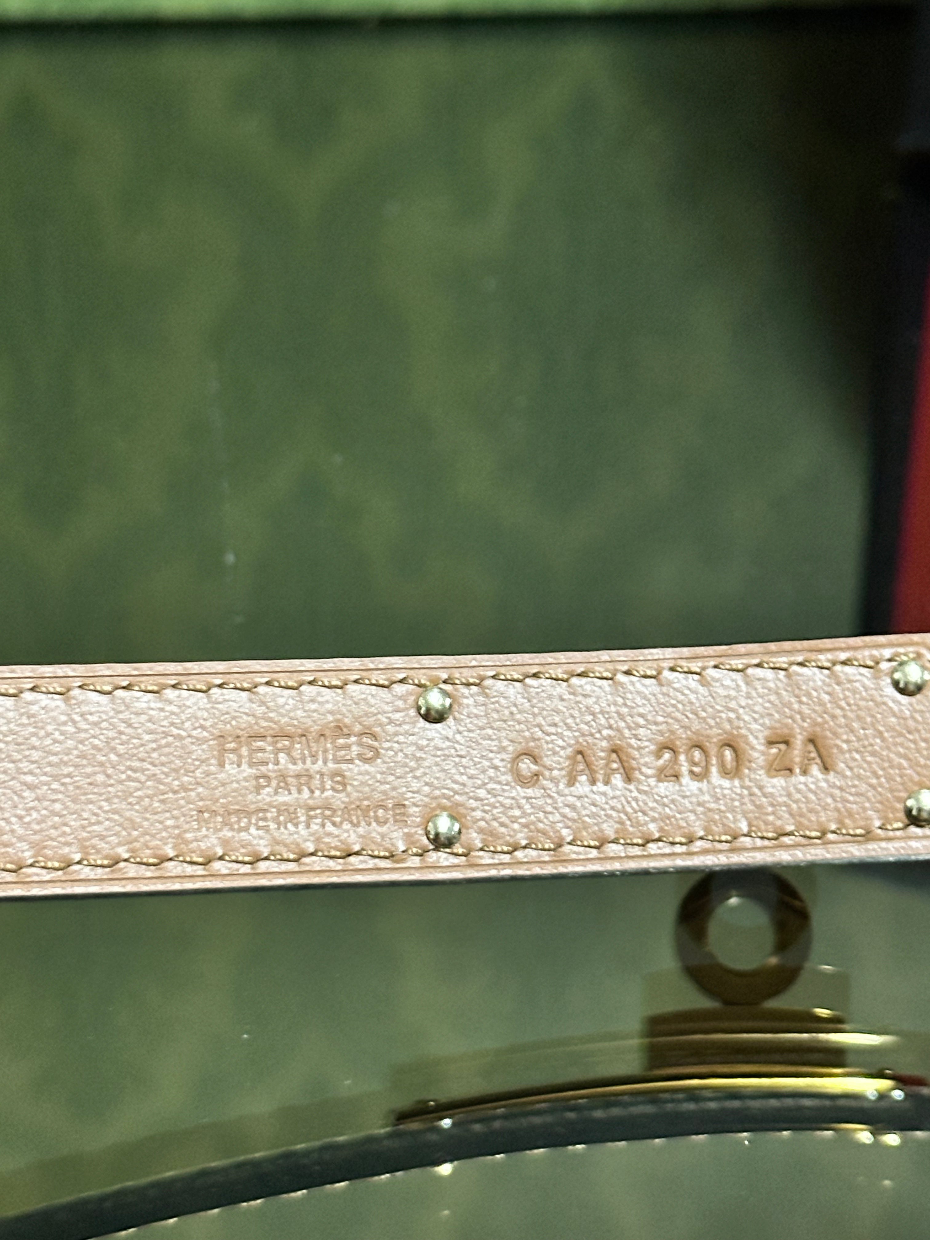 Hermes Ζώνη Δερμάτινη μαύρη ￼￼